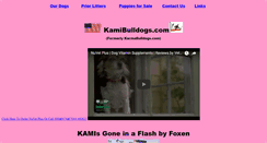Desktop Screenshot of kamibulldogs.com